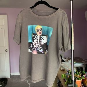Gifted Cardi B for Target short sleeve grey tee